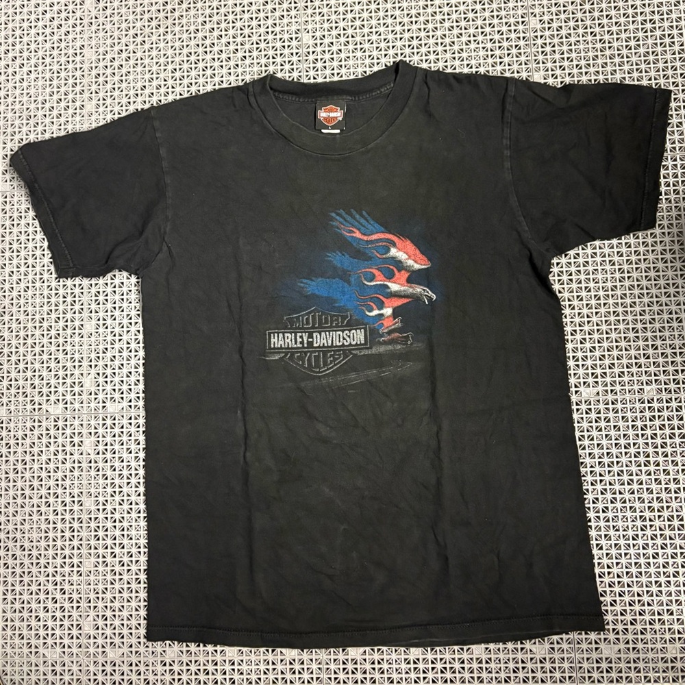 VTG 2003 Harley-Davidson American Eagle Graphic T-shirt Made in USA